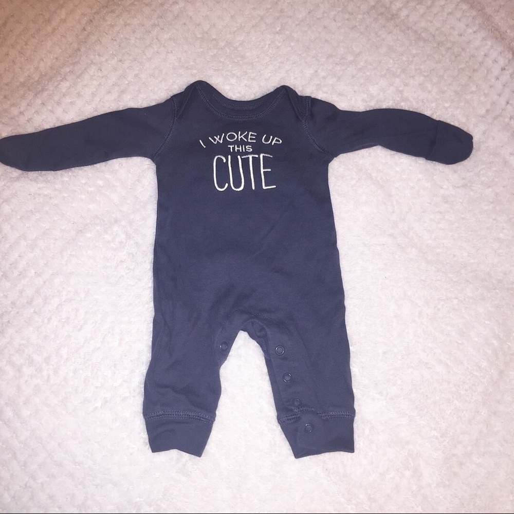 ‘I woke up this cute’ onesie